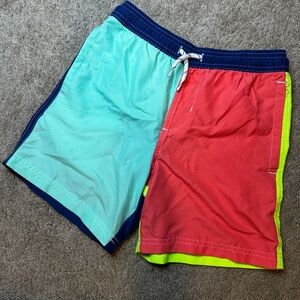 Boys Colorblock Swim Shorts